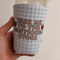 “take me to the antique store” coffee sleeve