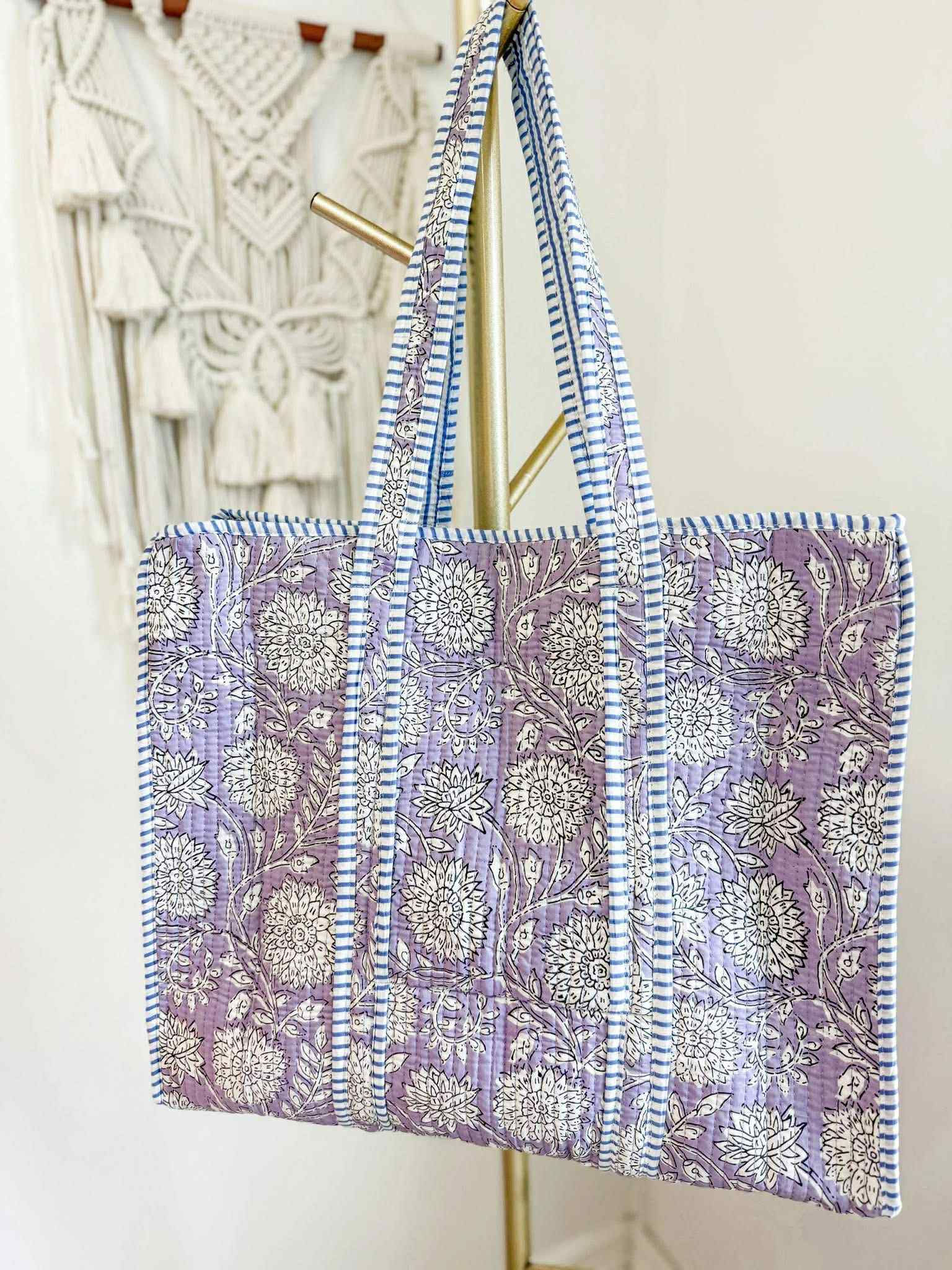 Large Floral Tote Bags