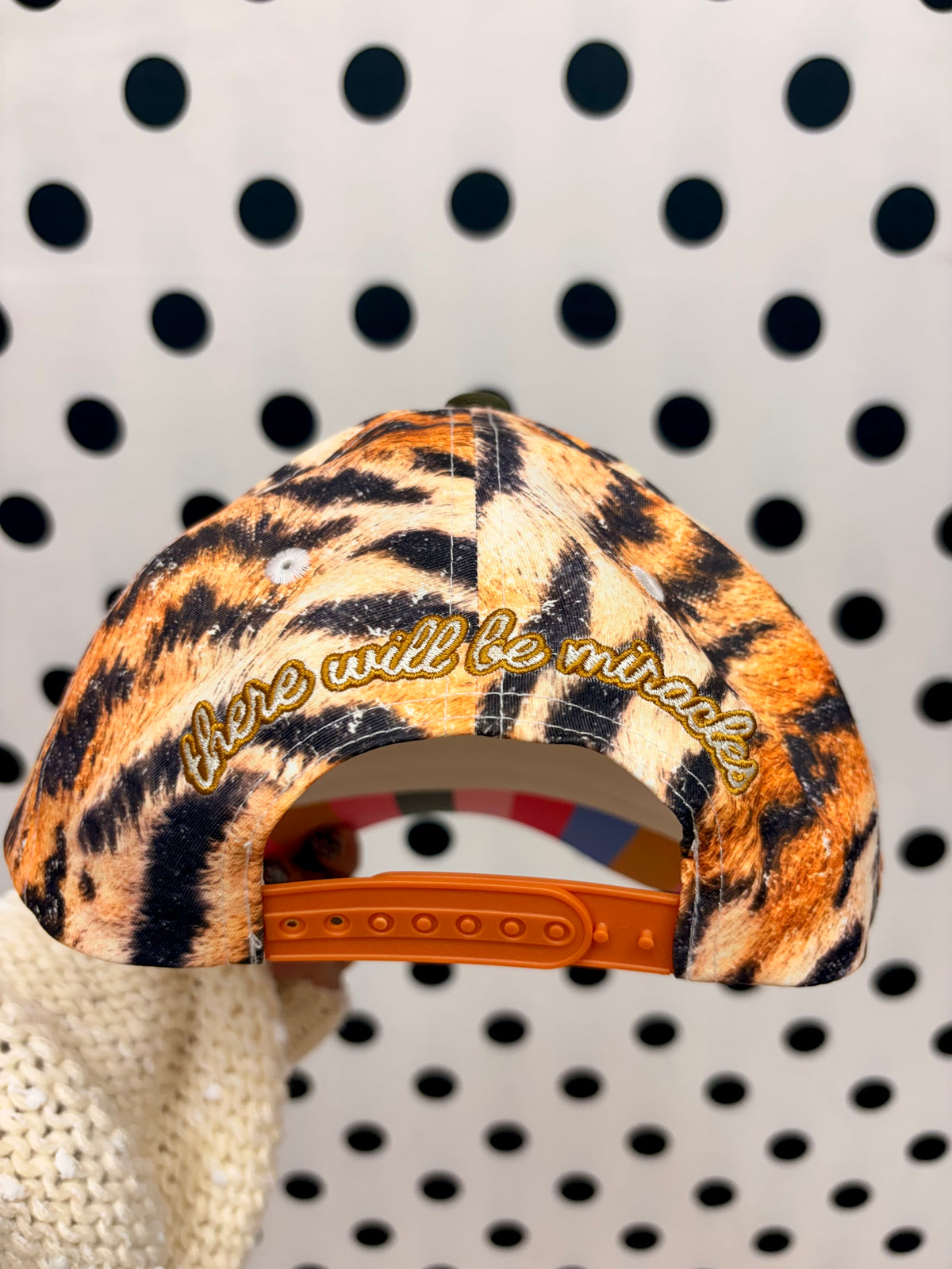 tiger stripe Jesus trucker