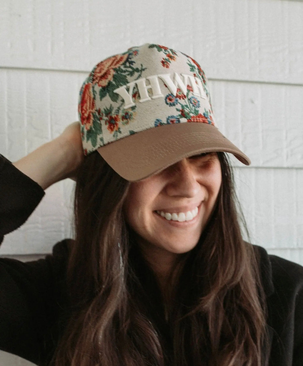 YHWH floral hat