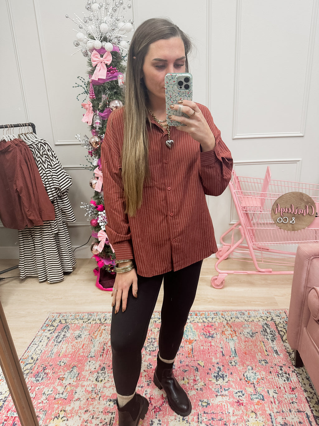 Burgundy Dress Shirt