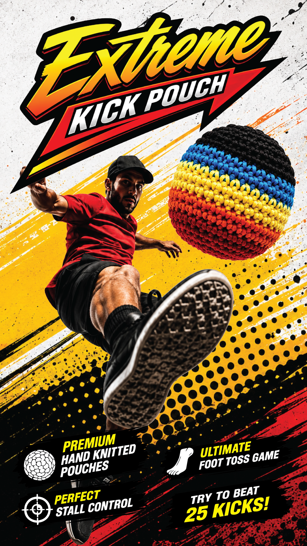 retro extreme kick pouch￼