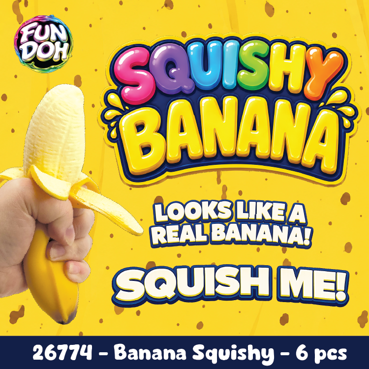 fun doh squishy banana