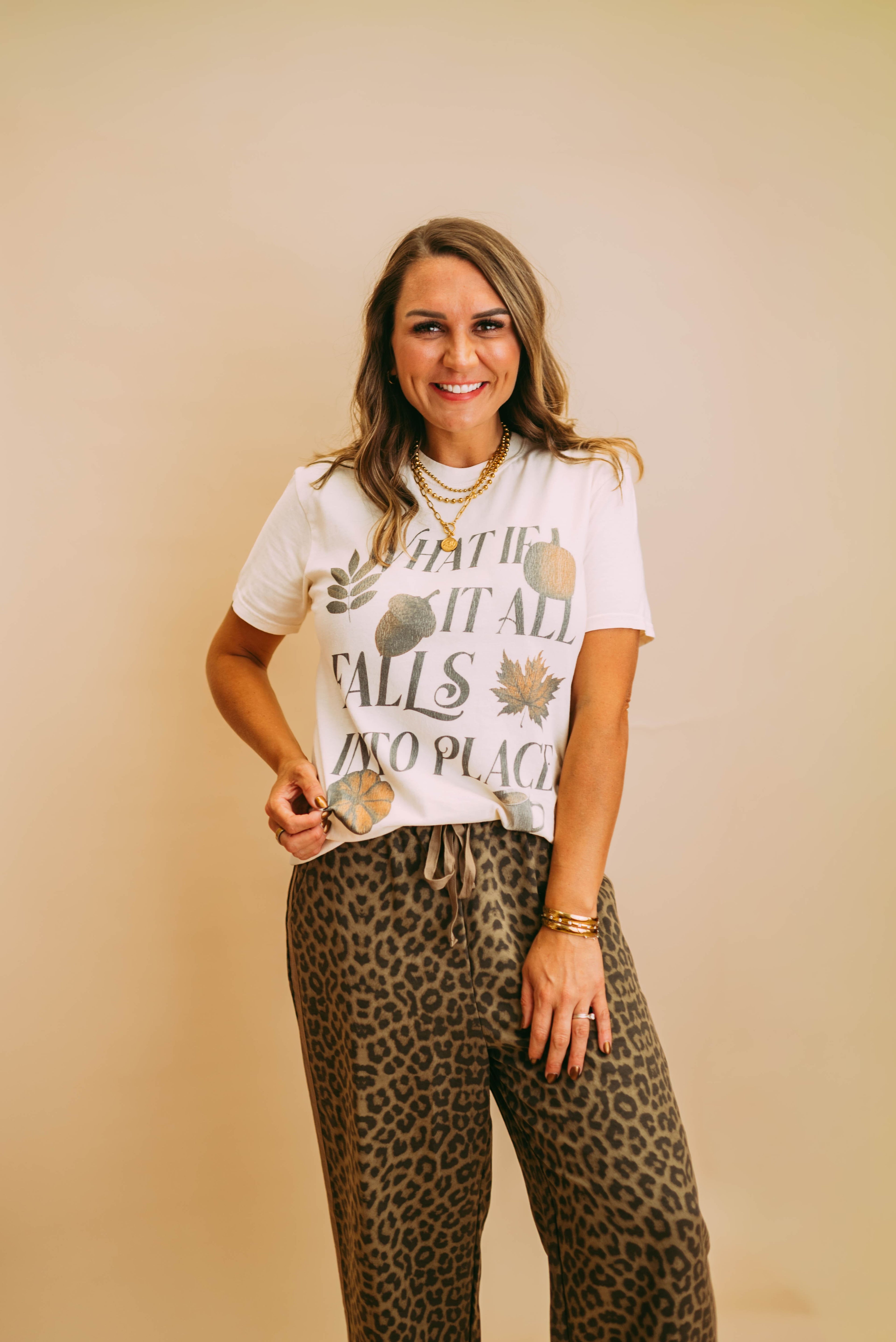 falls into place tee