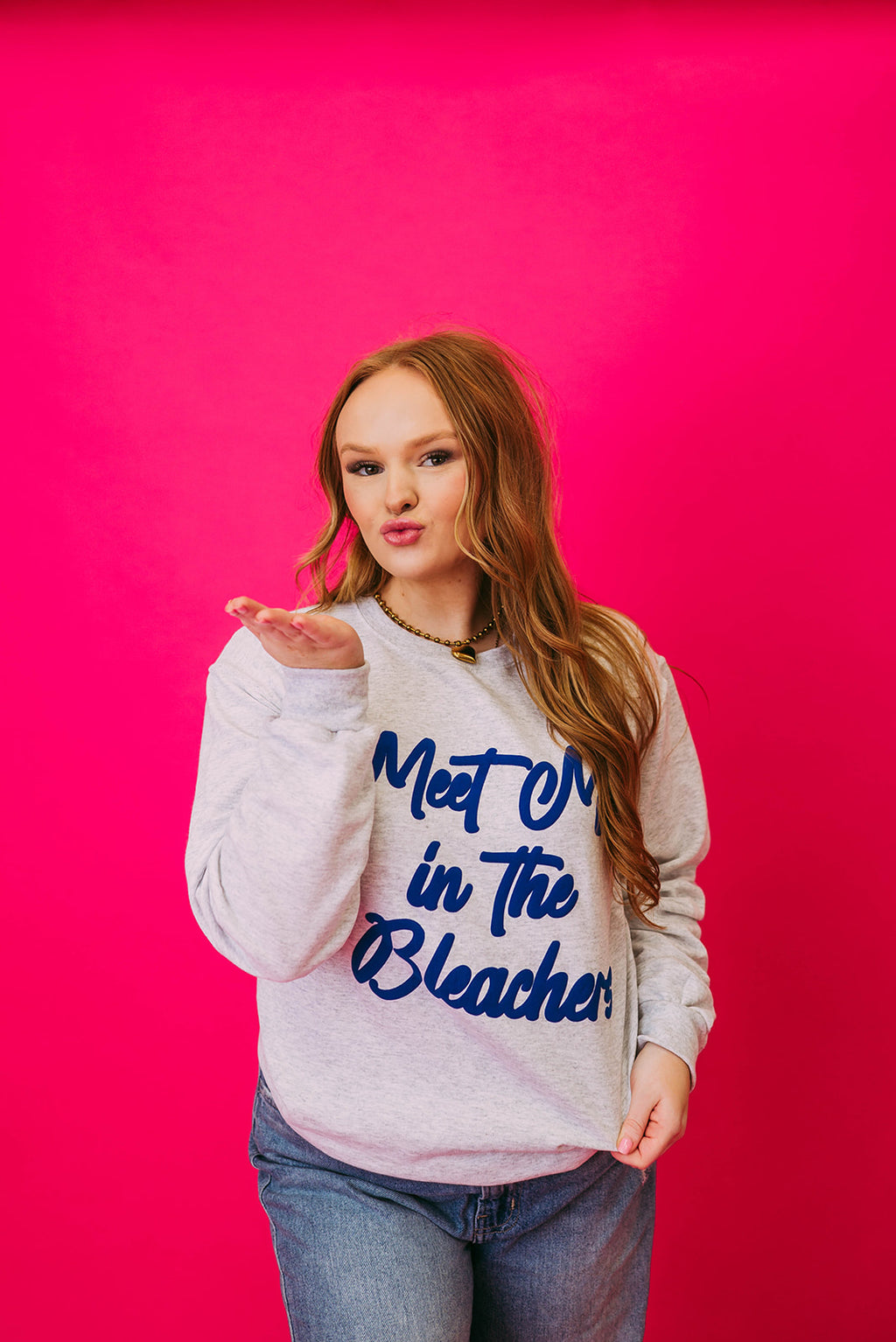 meet me in the bleachers sweatshirt