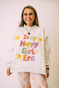 in my happy girl era reversible sweatshirt