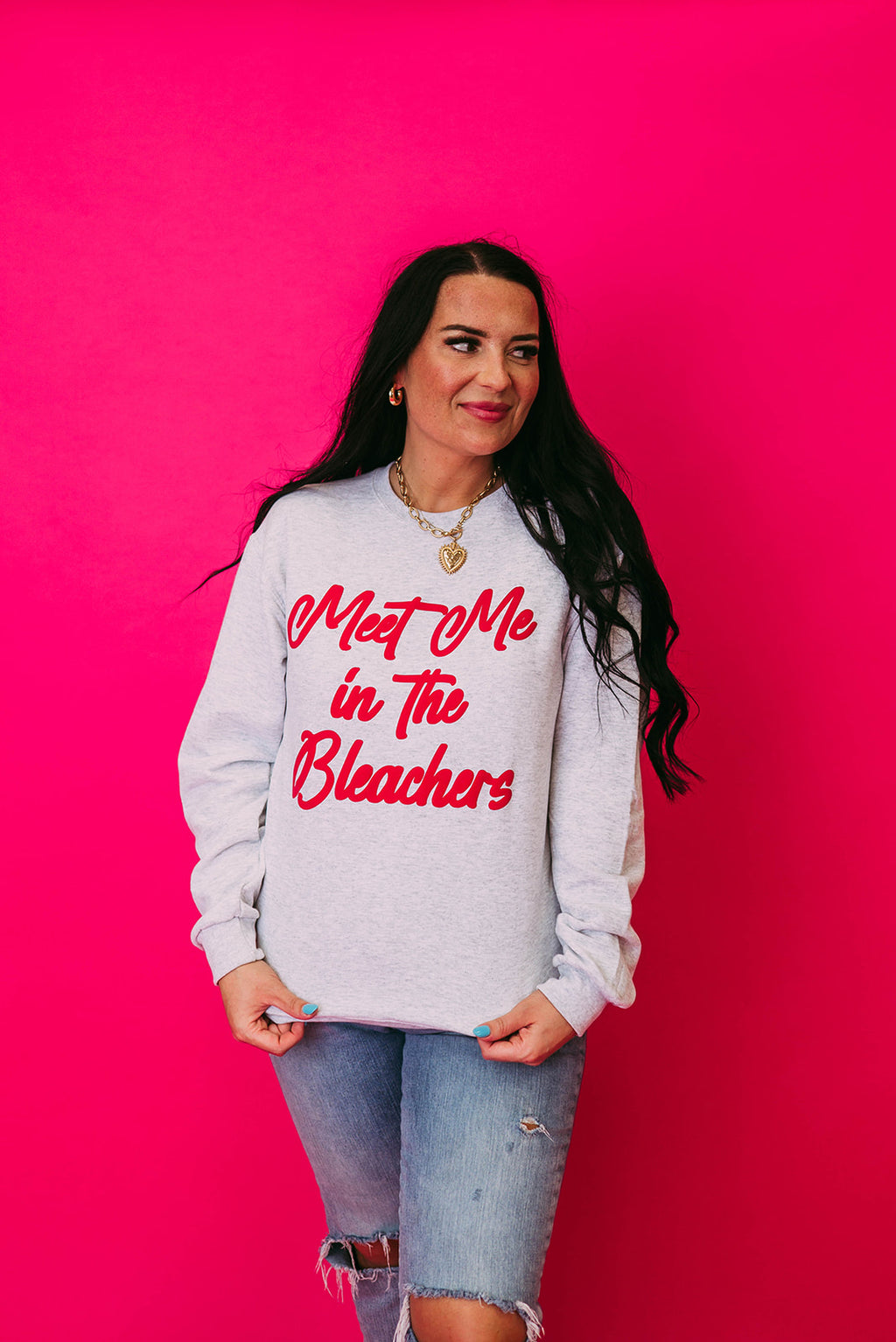 meet me in the bleachers sweatshirt