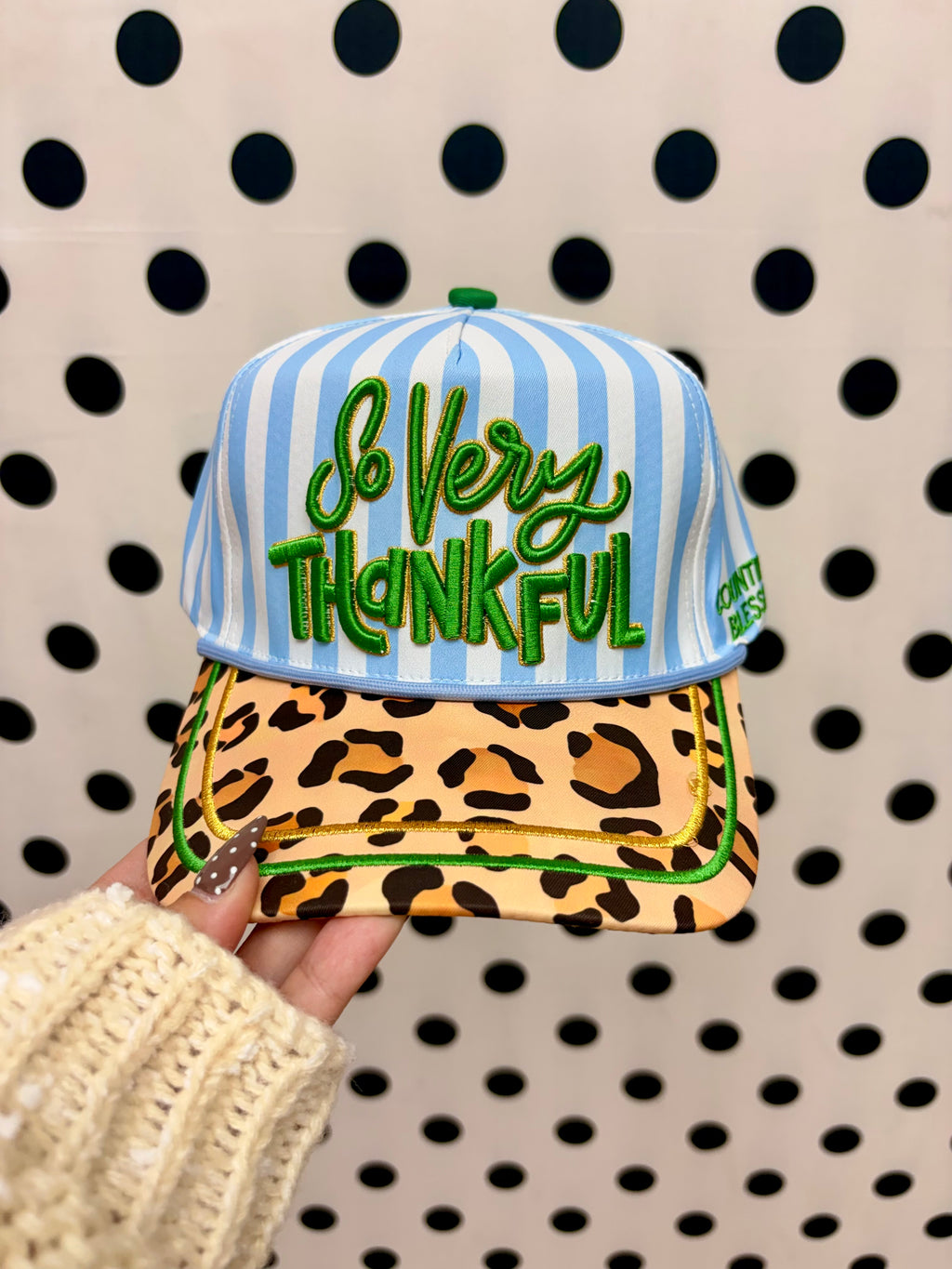 so very thankful leopard trucker
