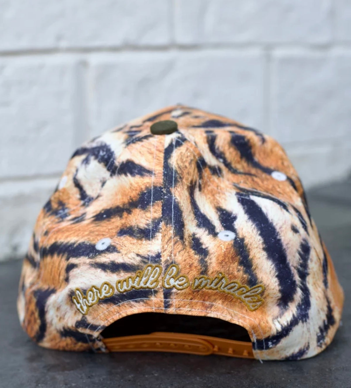 tiger stripe Jesus trucker