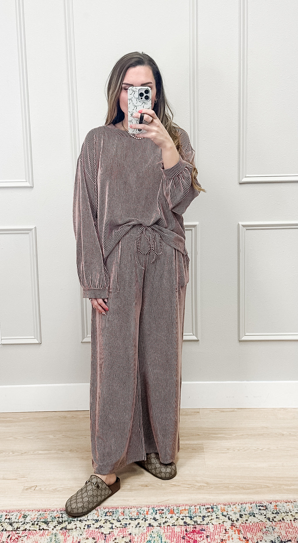 the allure long sleeve ribbed set