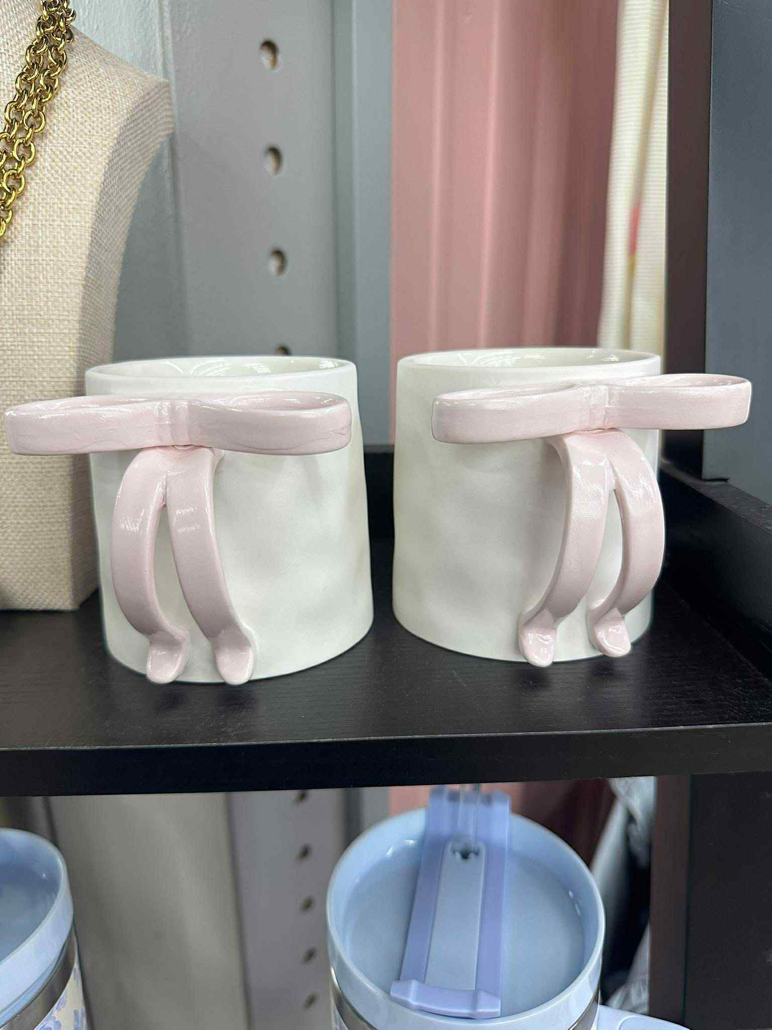 Bow Handle Coffee Mug