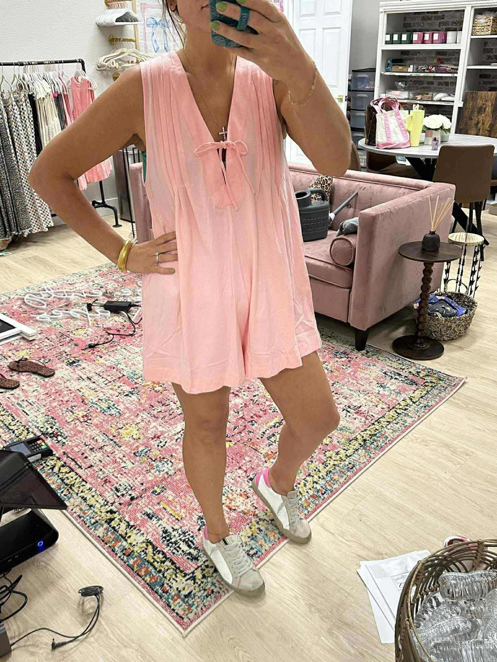 Blush Hour Romper