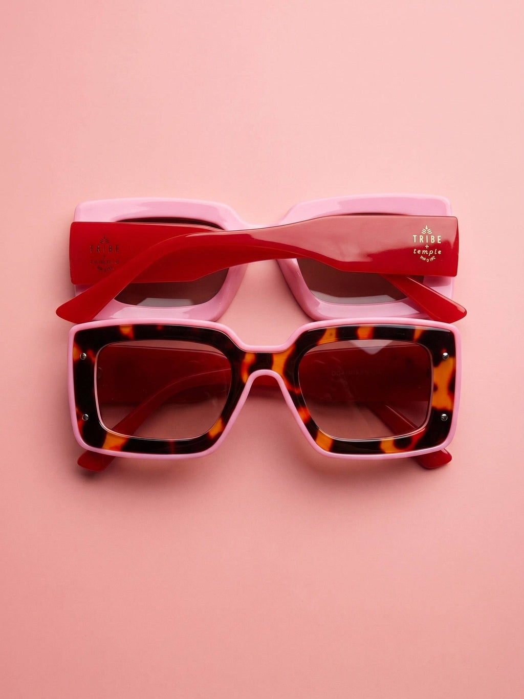 pink + red deco sunglasses