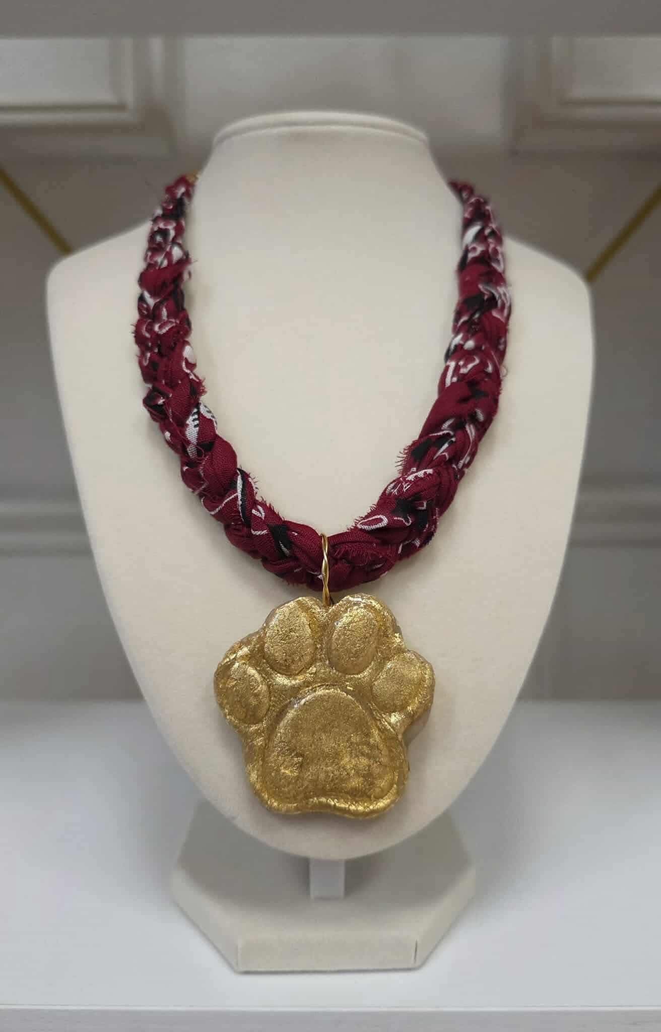 Panthers Bandanna Necklace