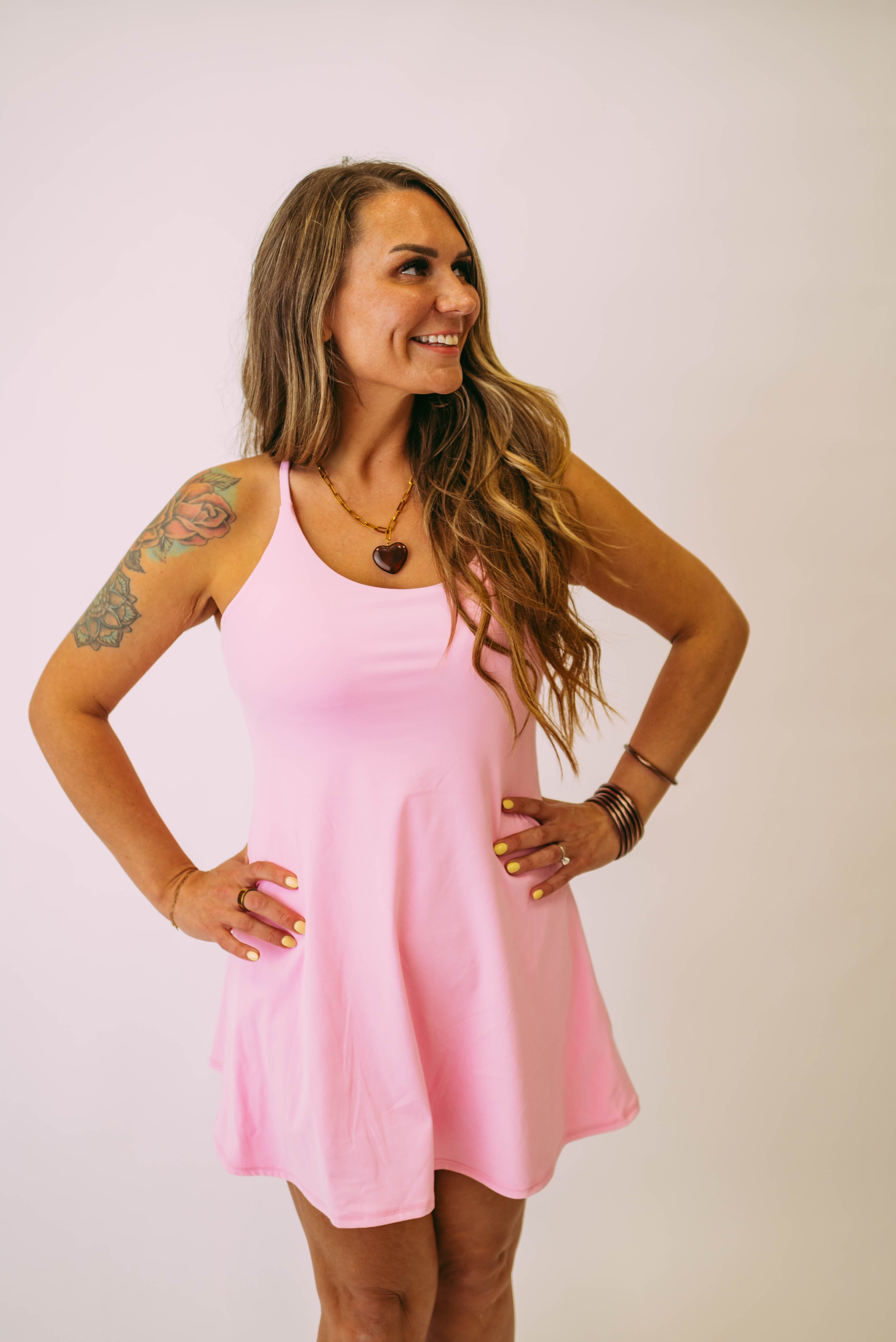 BEST SELLER: activewear mini dress & shorts – Charleigh & Co