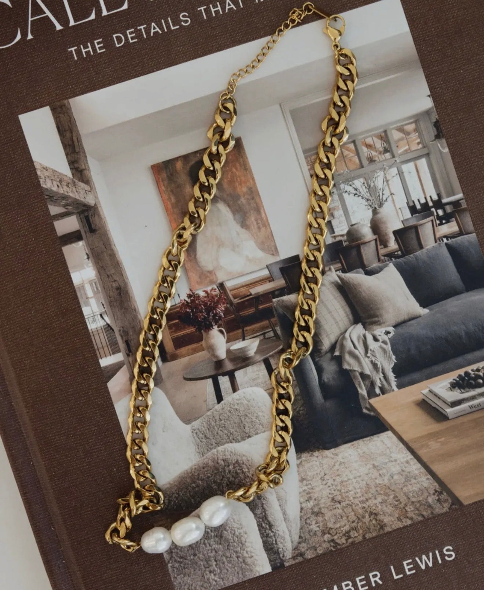 Three Pearl Necklace