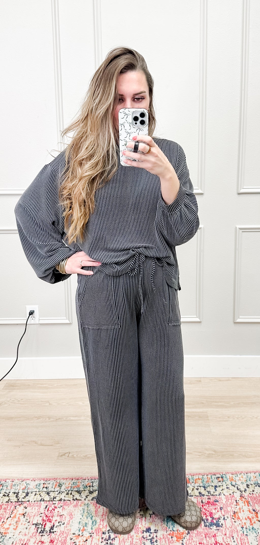 the allure long sleeve ribbed set