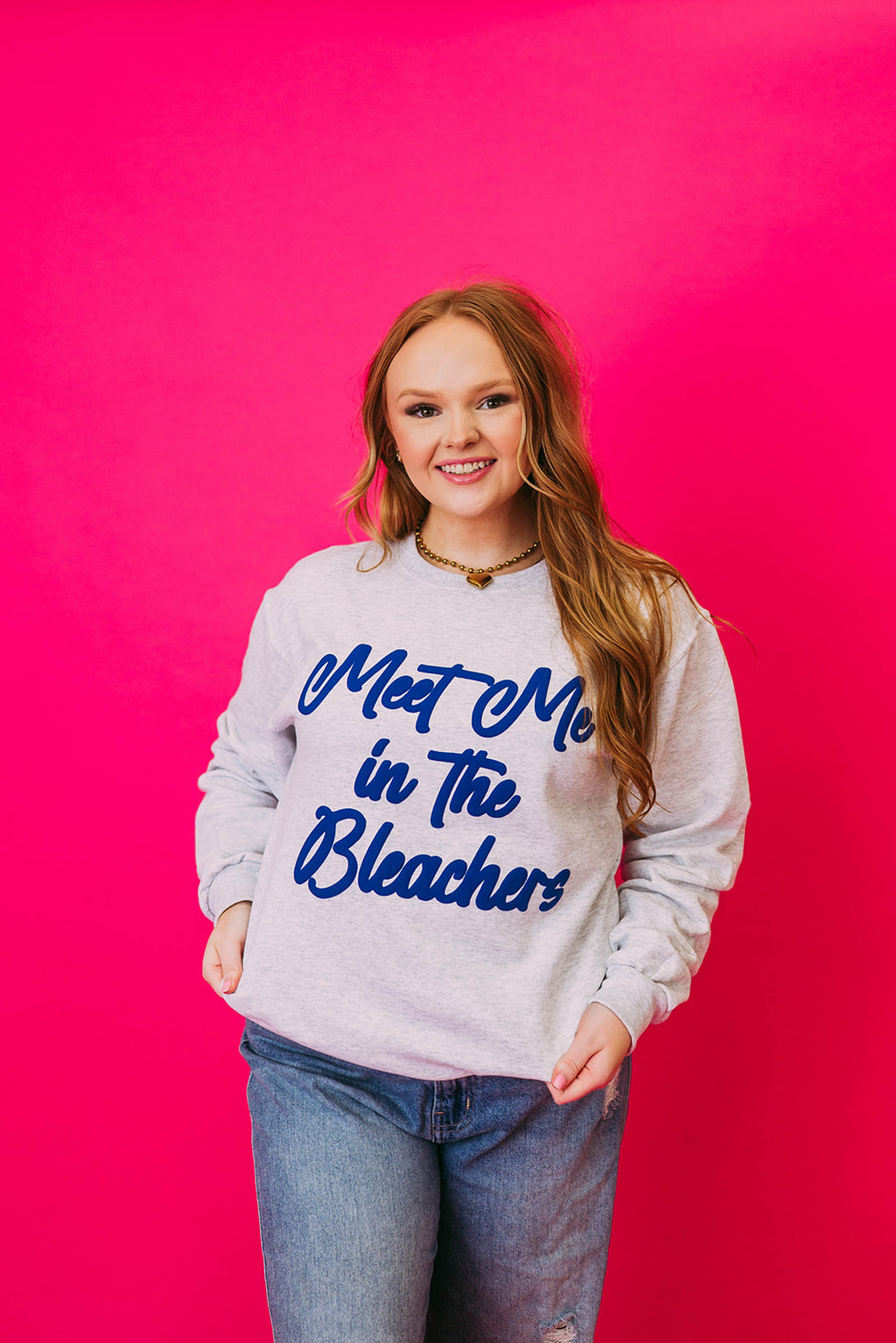 meet me in the bleachers sweatshirt