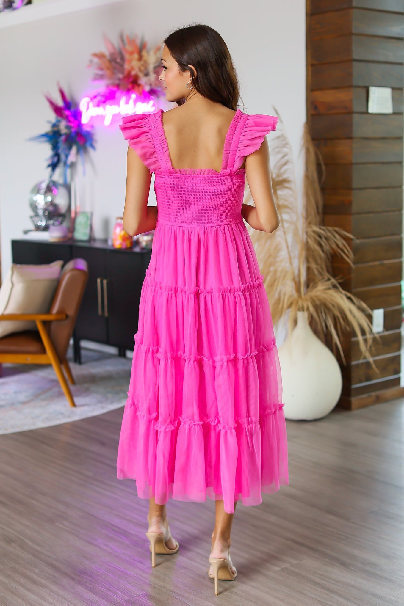 Pink Tulle Dress