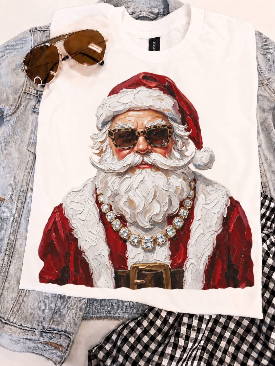 (PREORDER) glam Santa tee