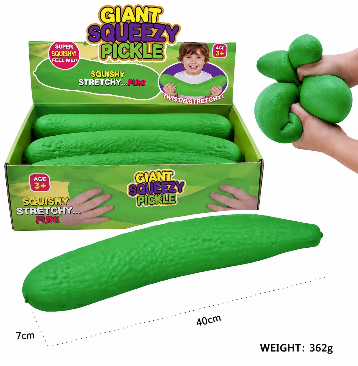 giant squeezy pickle