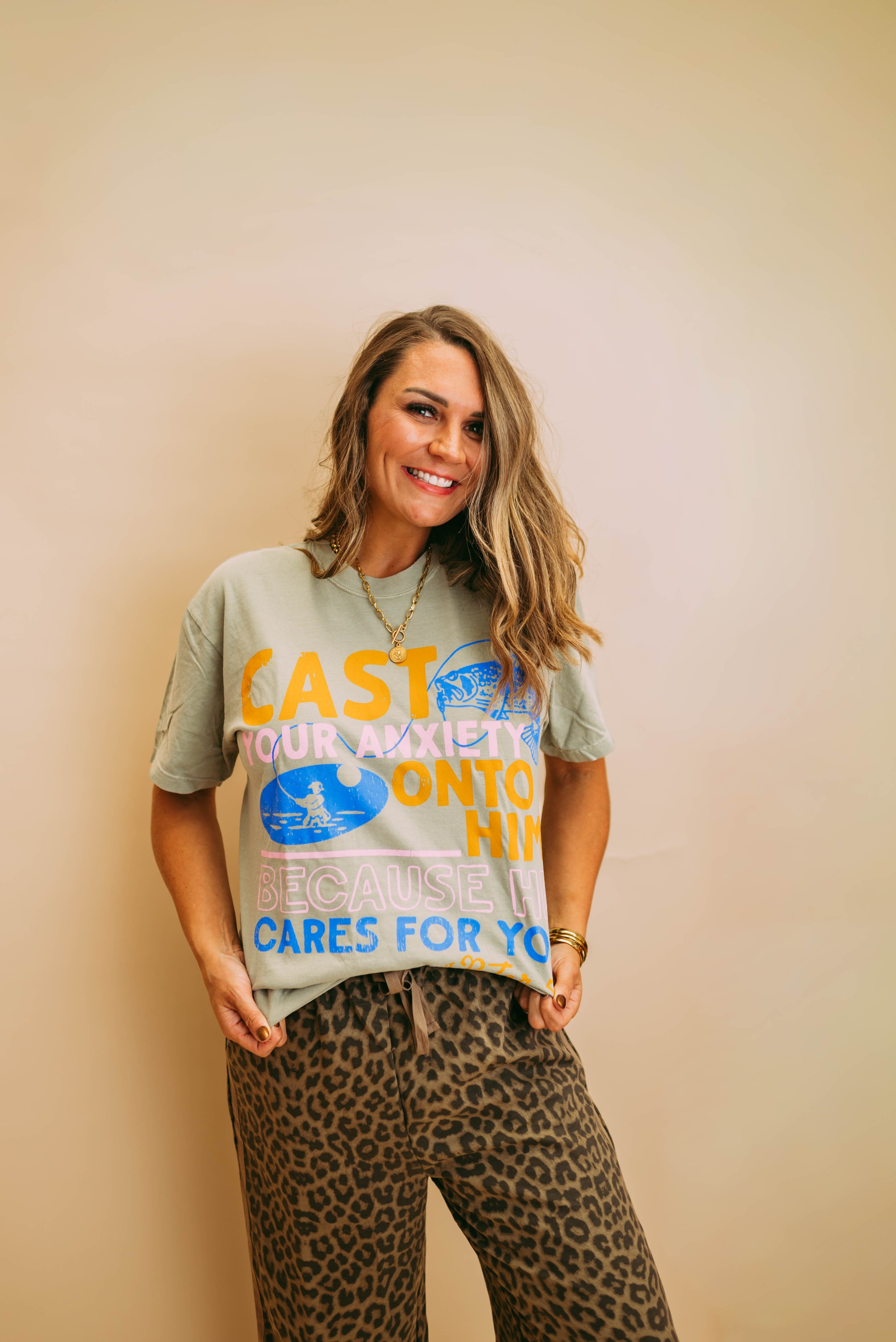 cast your anxiety tee