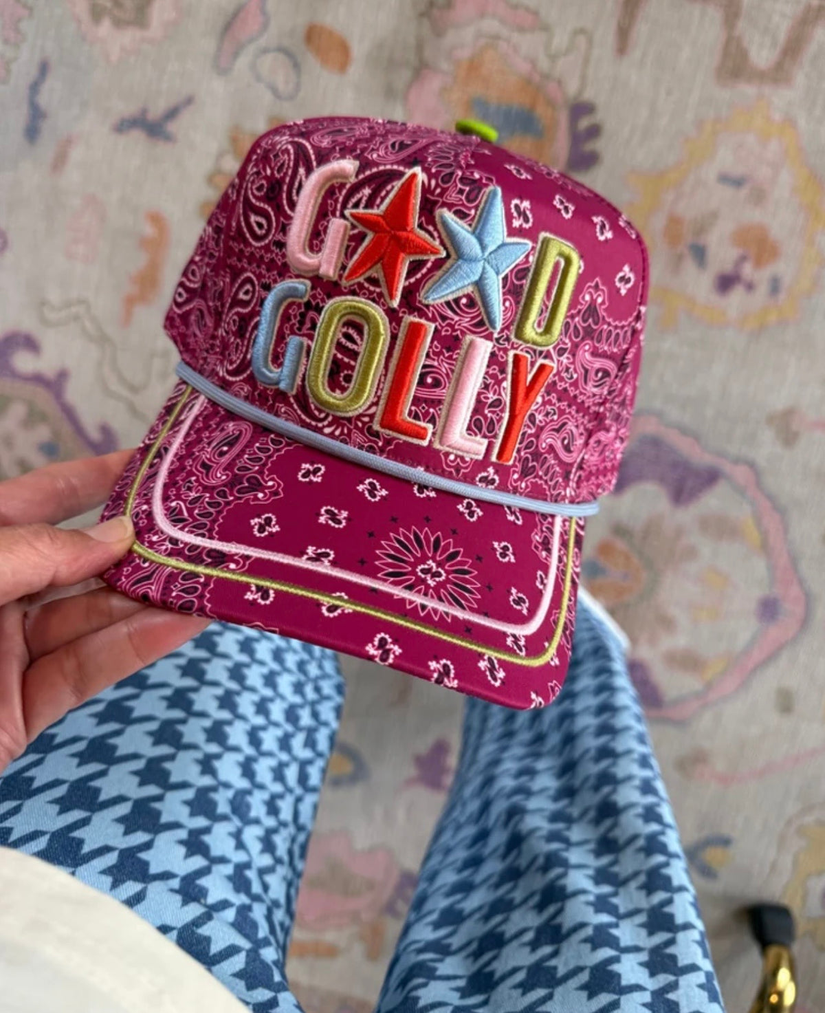 good golly bandana trucker