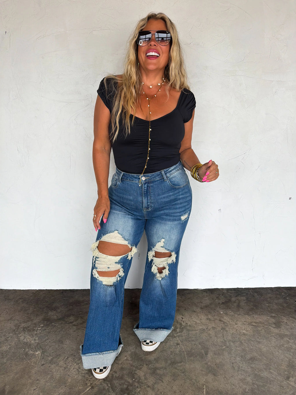 blakely distressed jeans