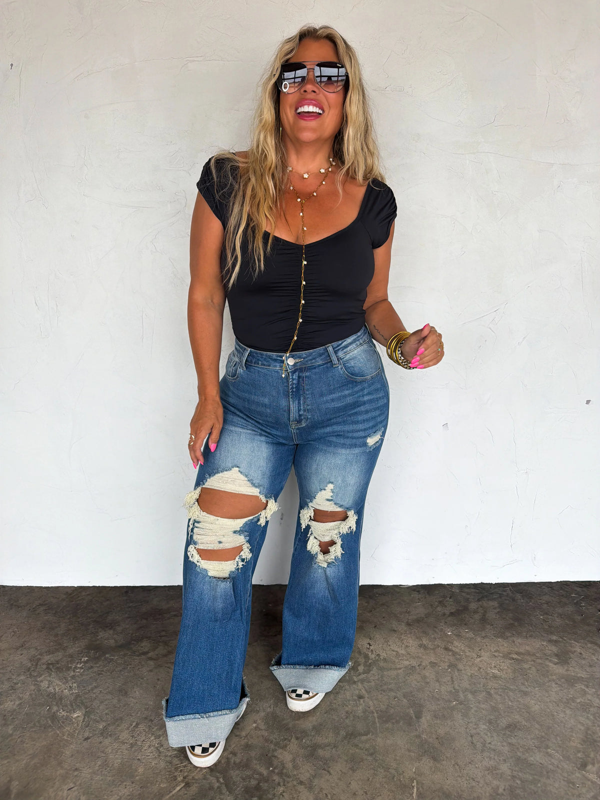 blakely distressed jeans