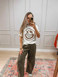 football smiley tee