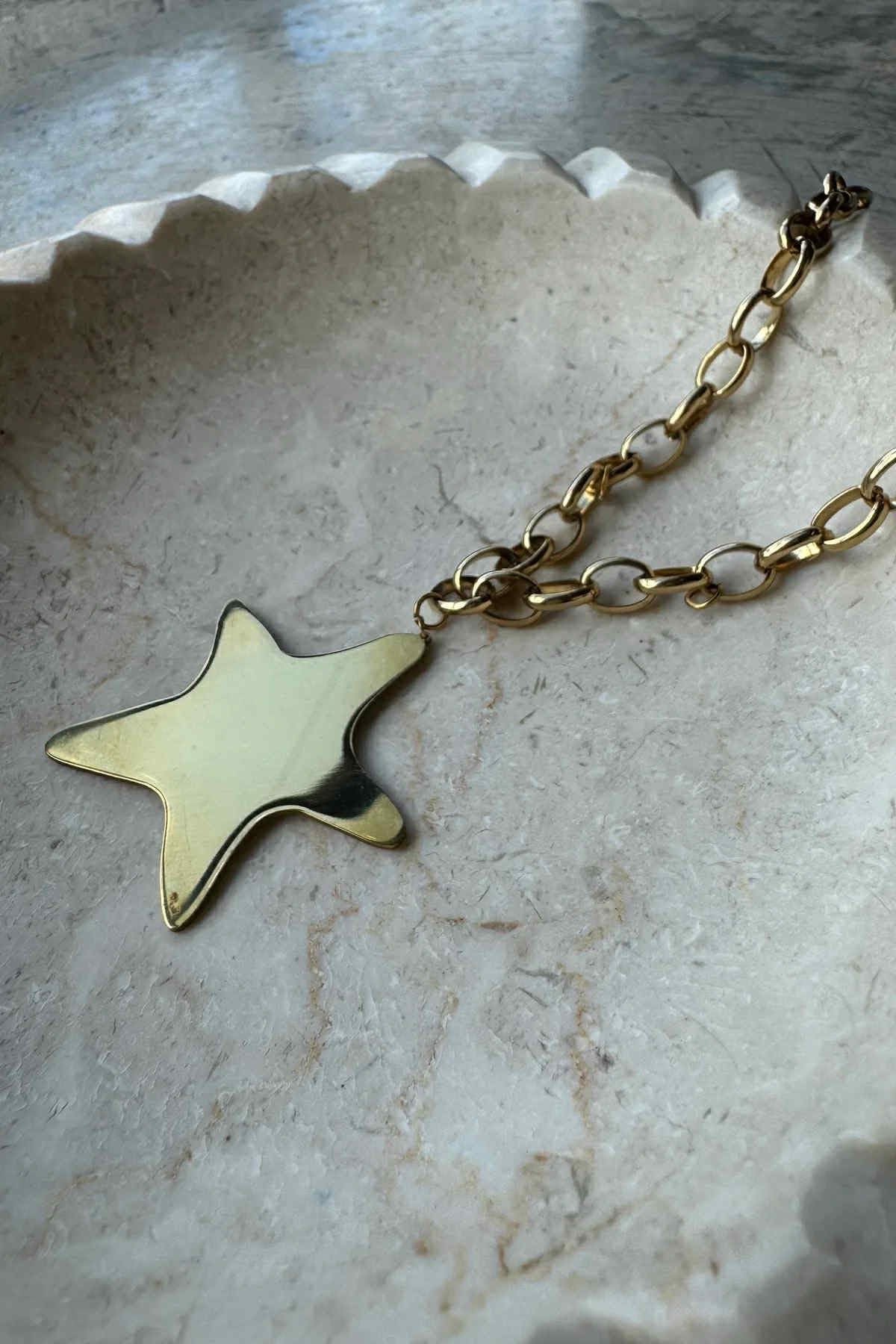Gold Star Necklace