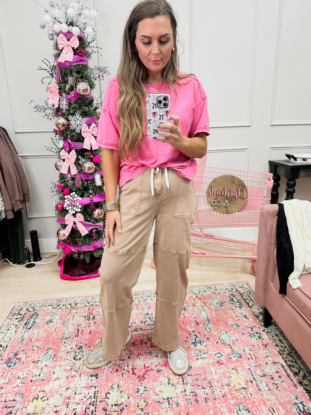 Vintage Sandstone Utility Jeans