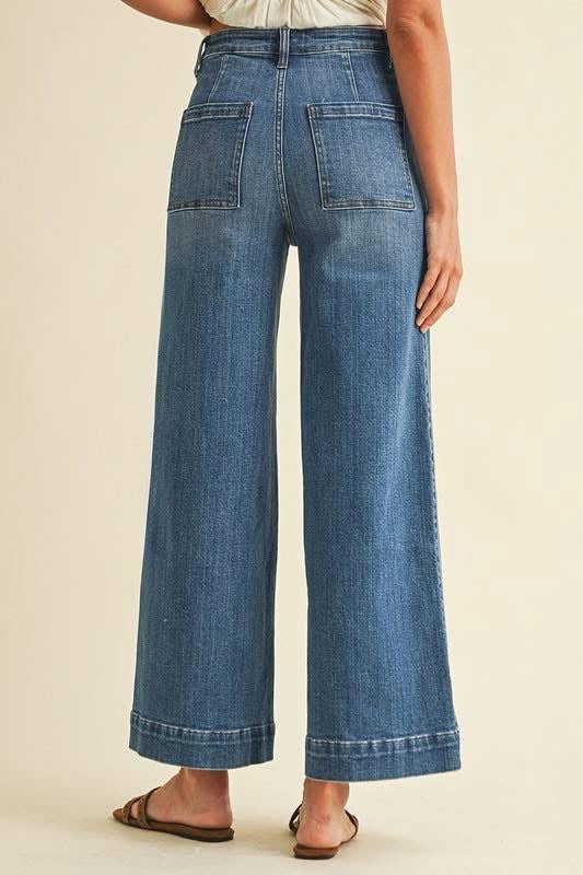 High Rise Wide Leg Jeans