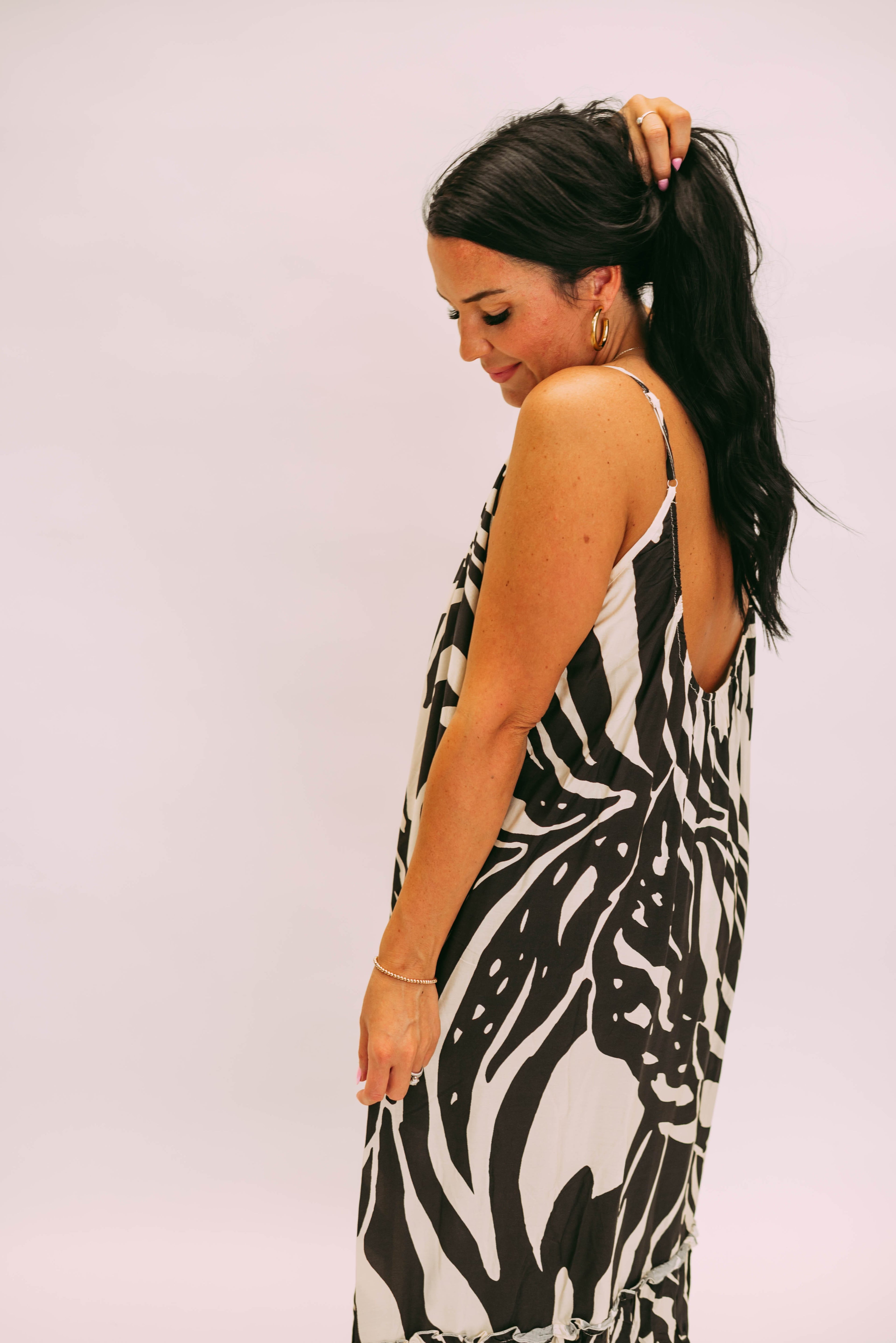 safari nights zebra dress