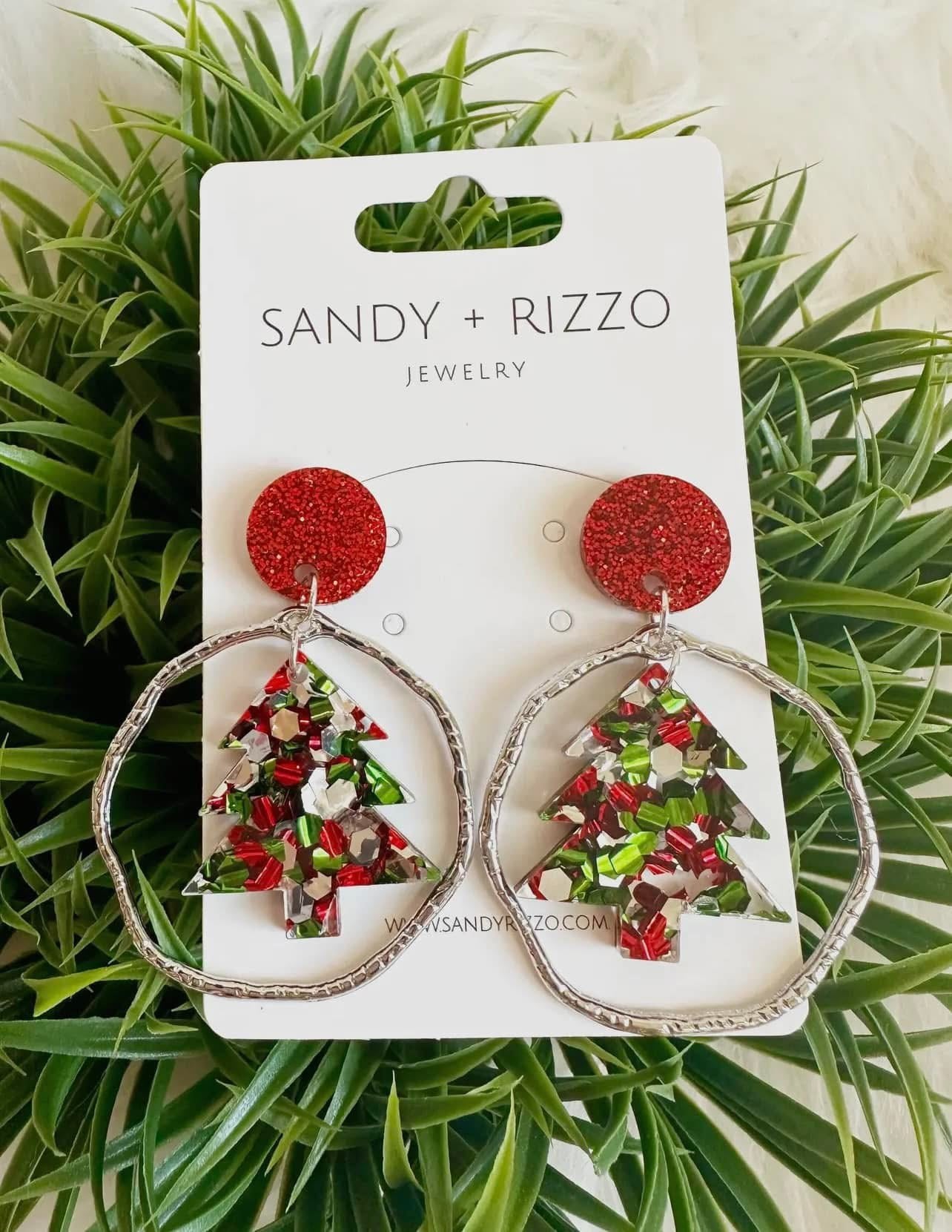 A Sparkly Christmas Earrings
