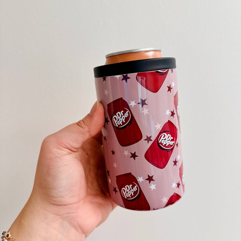 12 oz Can Cooler, Dr Pepper Lover