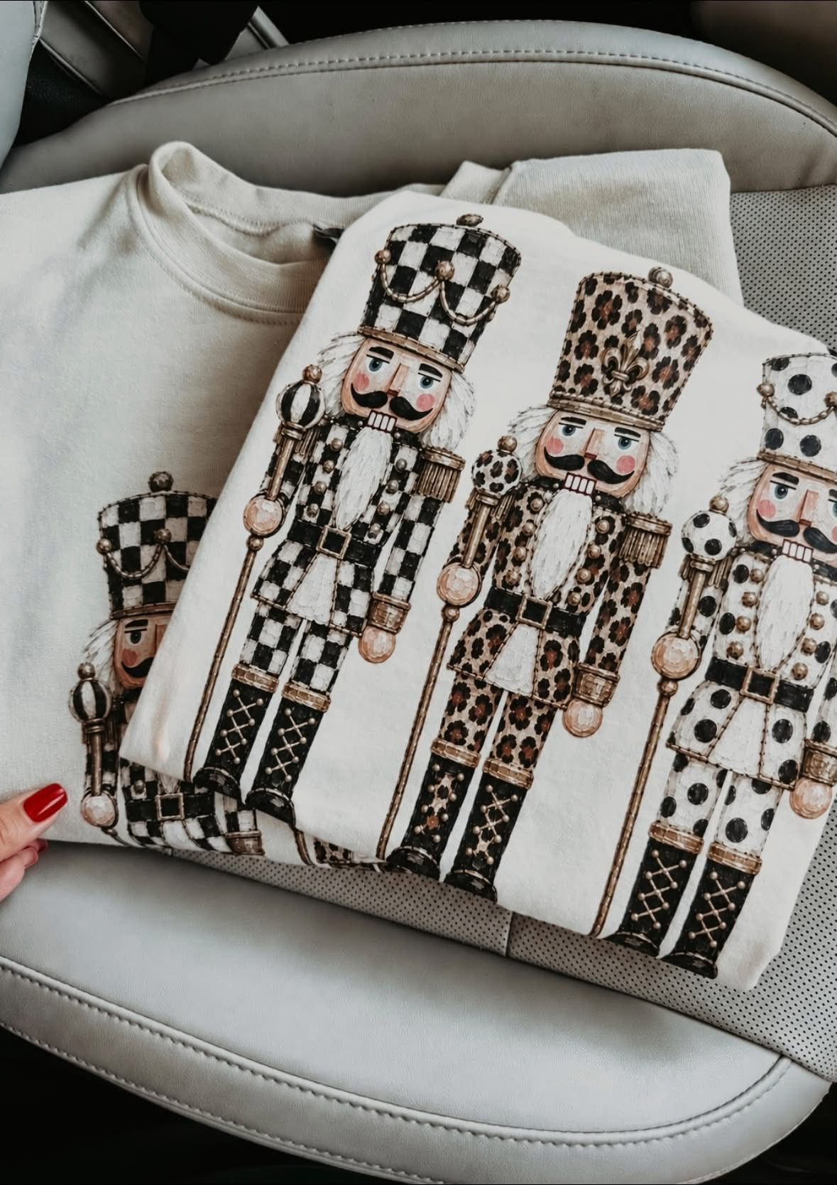 (PREORDER) fun print nutcracker trio tee or sweatshirt