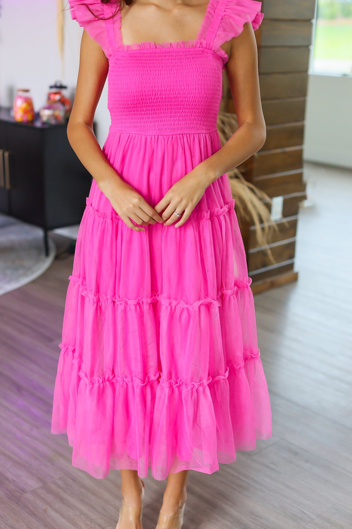 Pink Tulle Dress