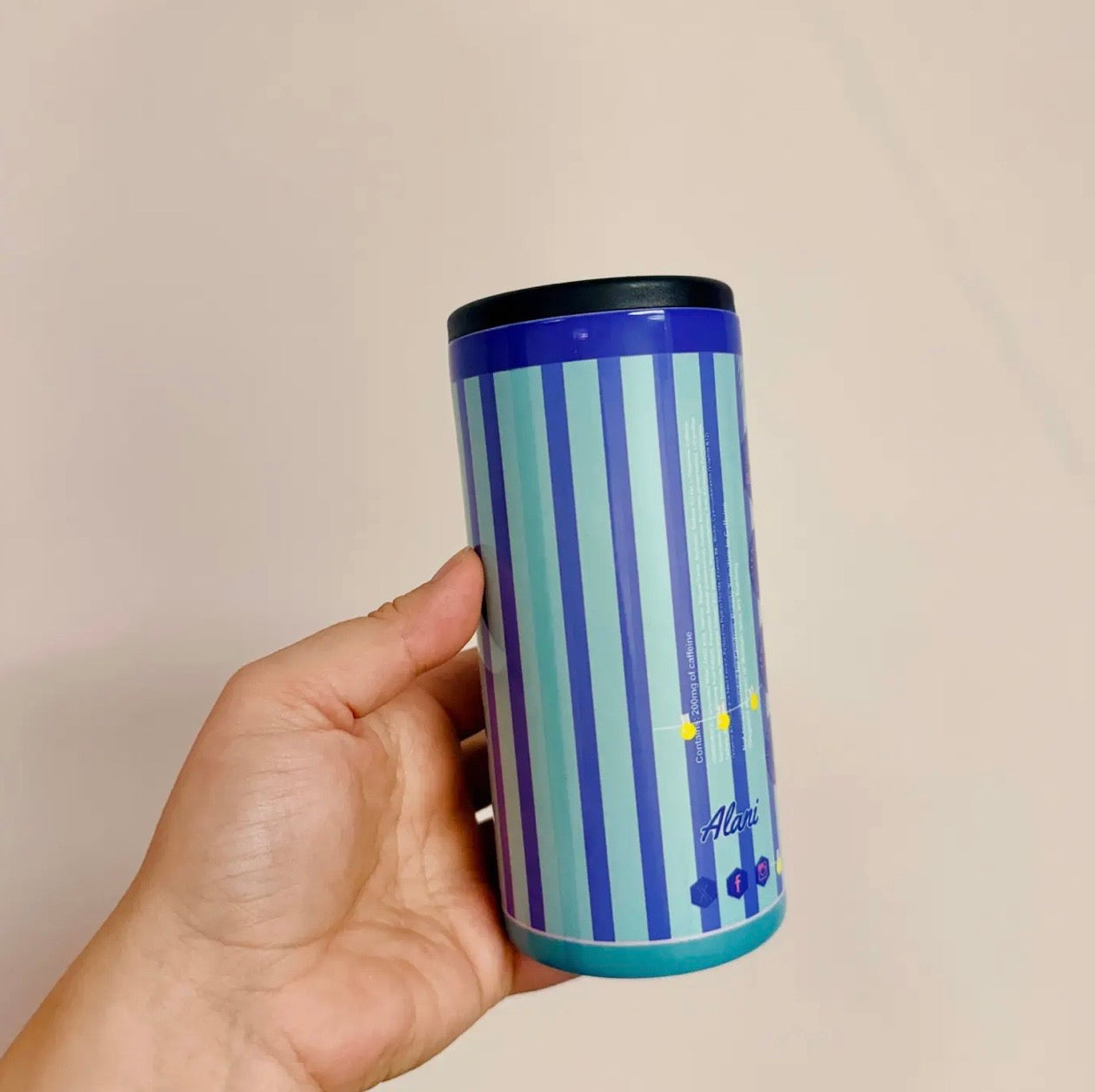 purple candy energy slim can cooler