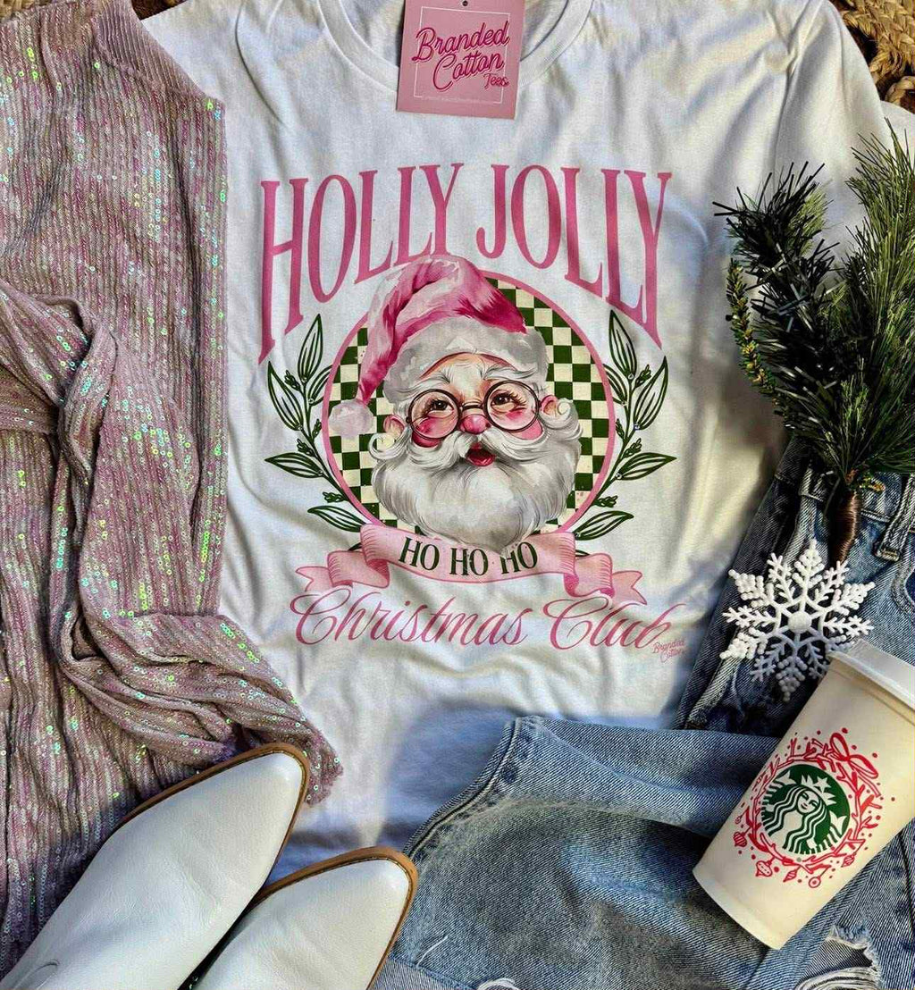 Holly Jolly Christmas Club Tee