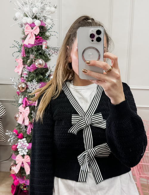 bow knit top