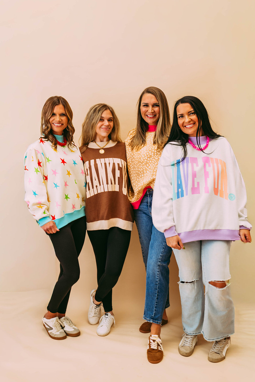 have fun colorful zebra reversible mockneck
