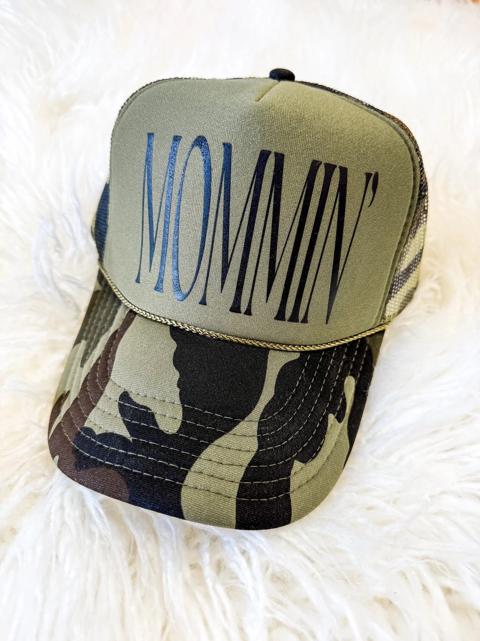 Mommin Camo Trucker