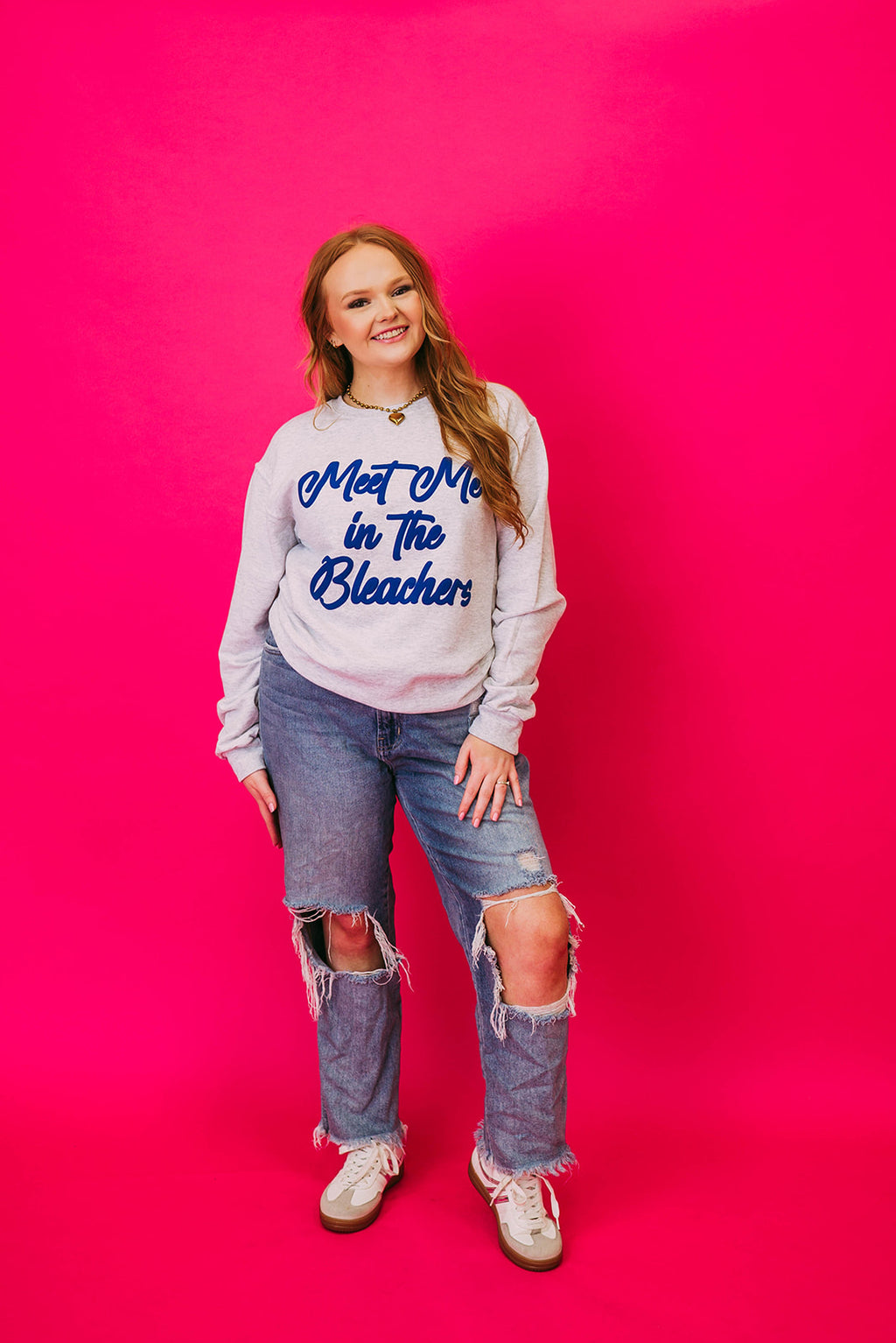 meet me in the bleachers sweatshirt