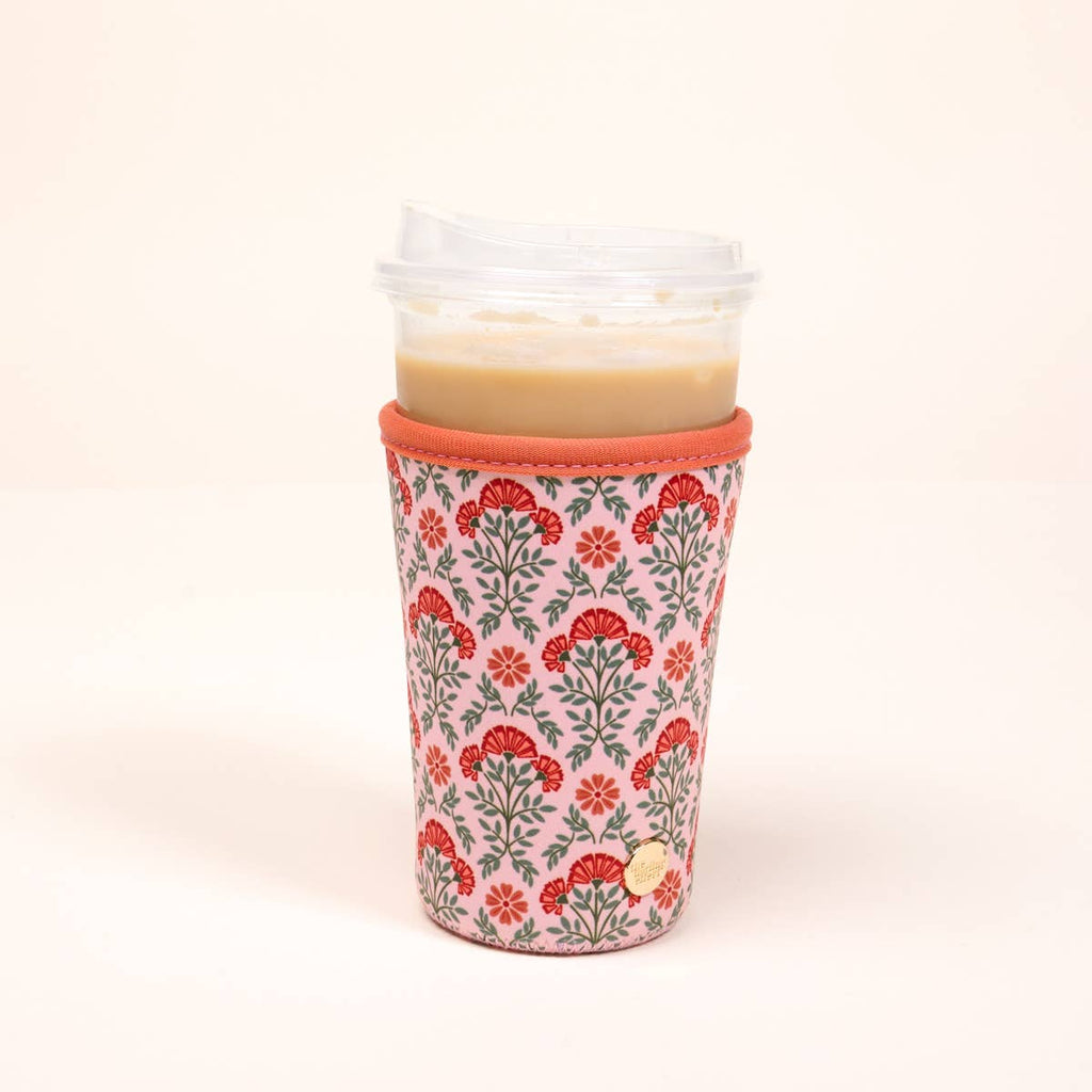 sip savvy drink sleeve large everbloom dusty rose