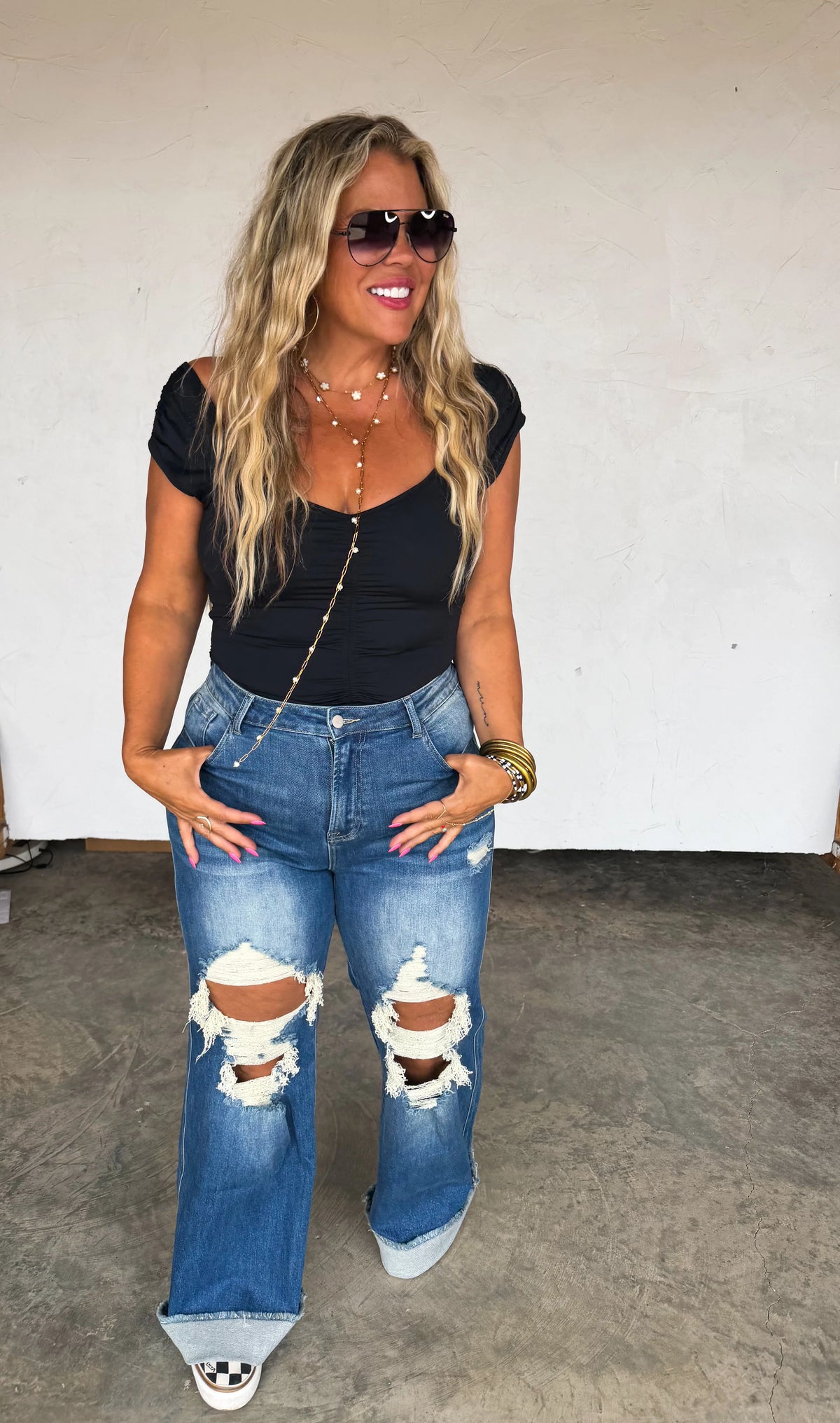 blakely distressed jeans