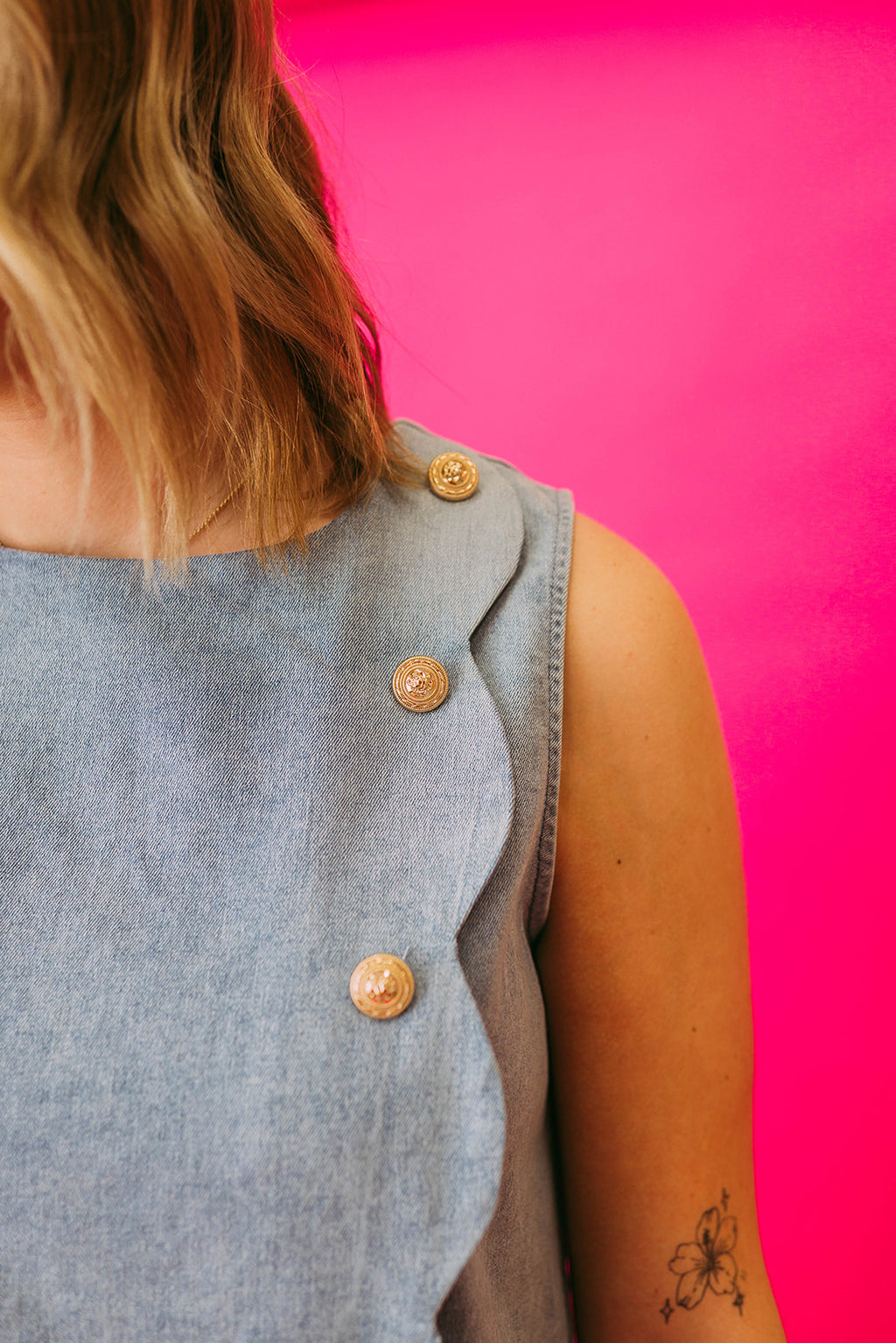 vintage denim dress