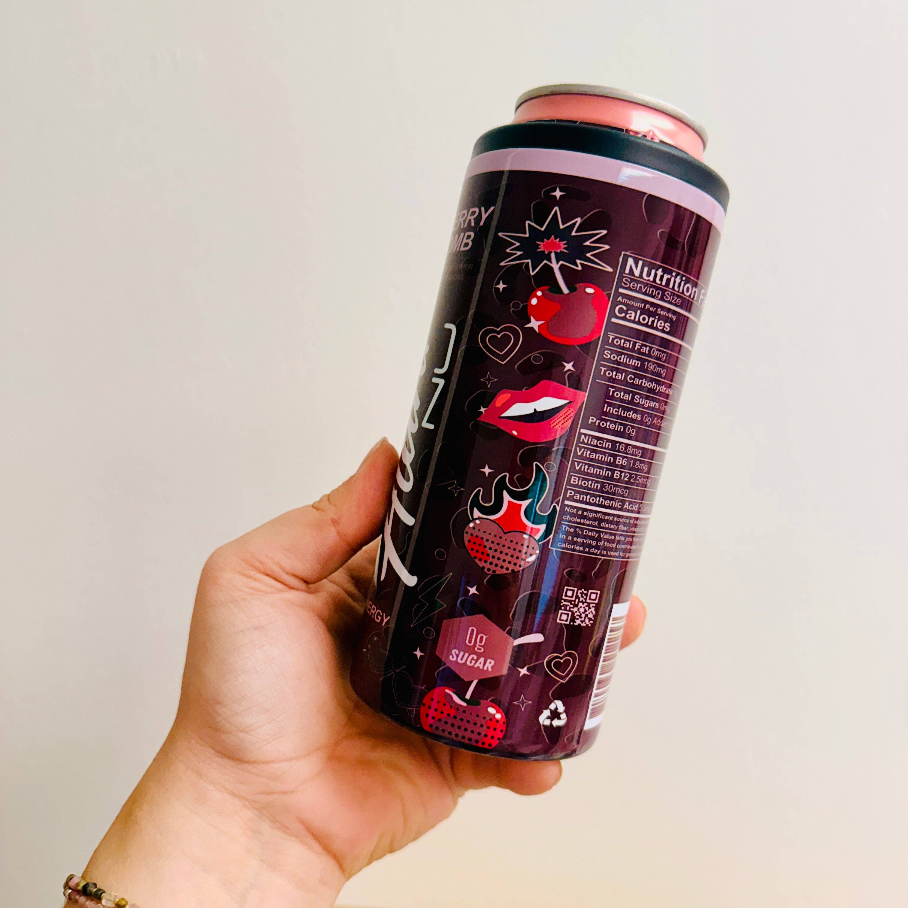 cherry bomb alani slim can cooler