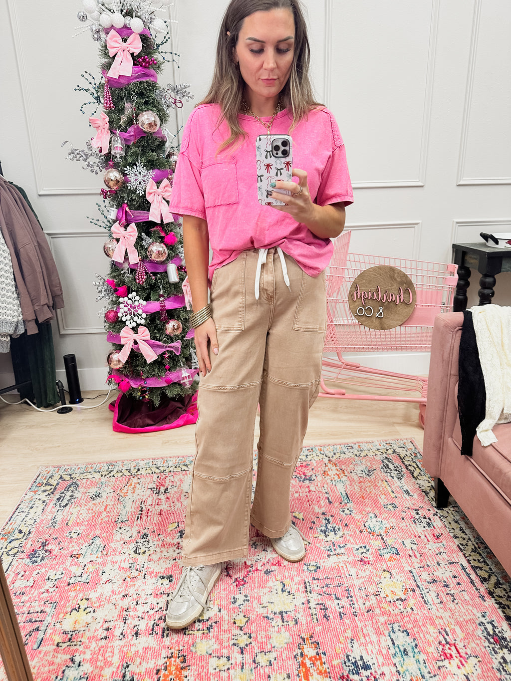 Vintage Sandstone Utility Jeans