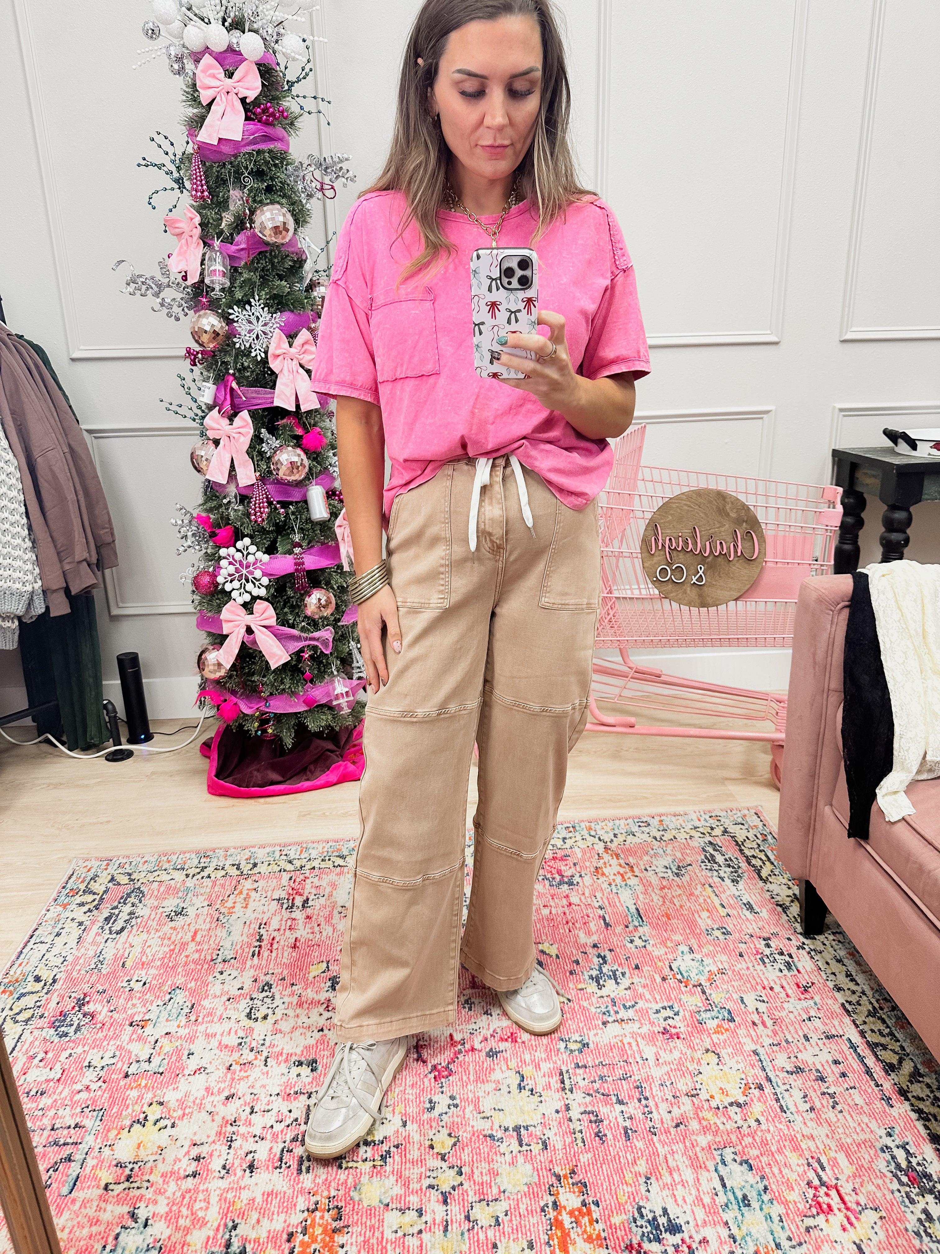 Vintage Sandstone Utility Jeans